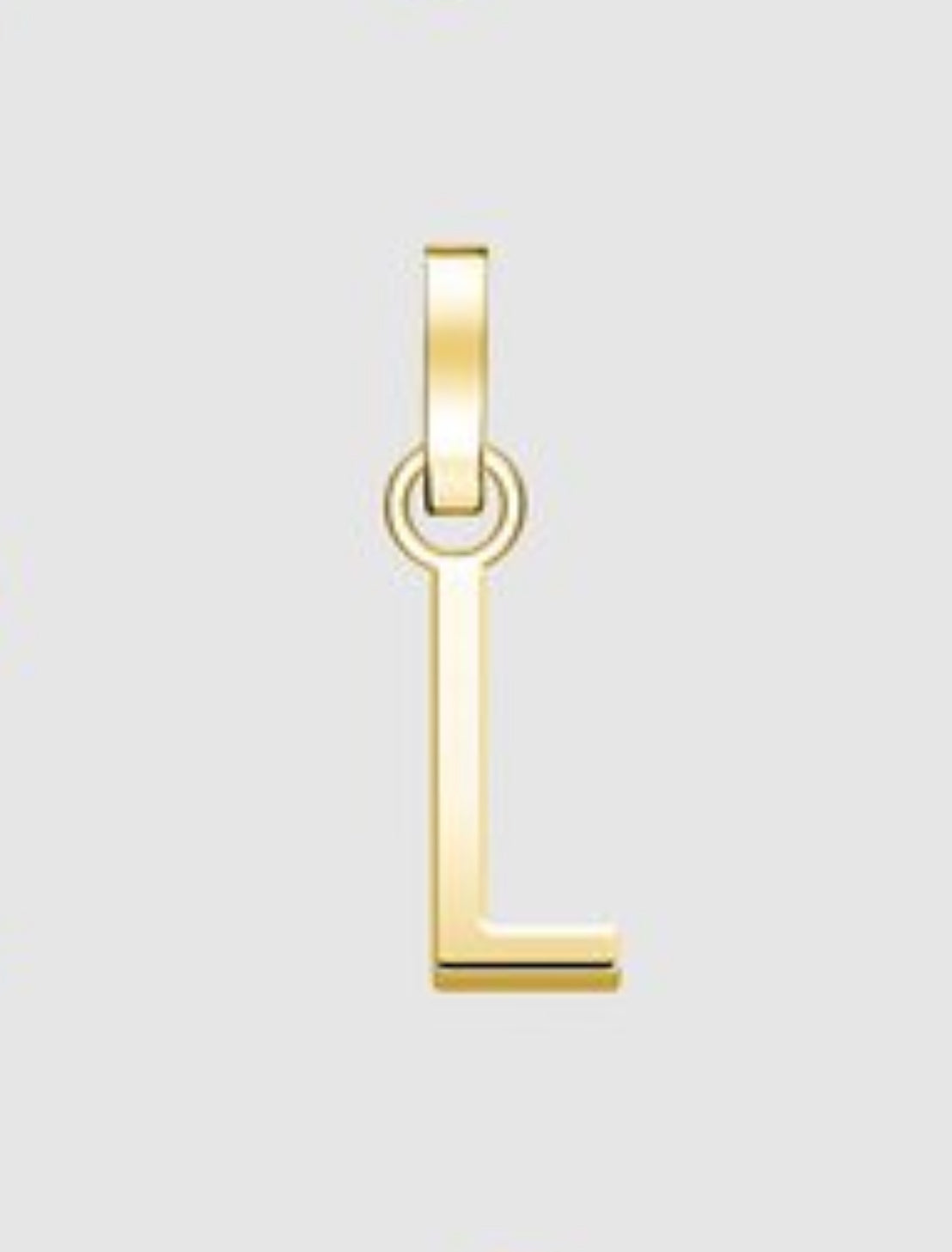 Initial A to Z letters In 10K 14K 18K Solid Gold