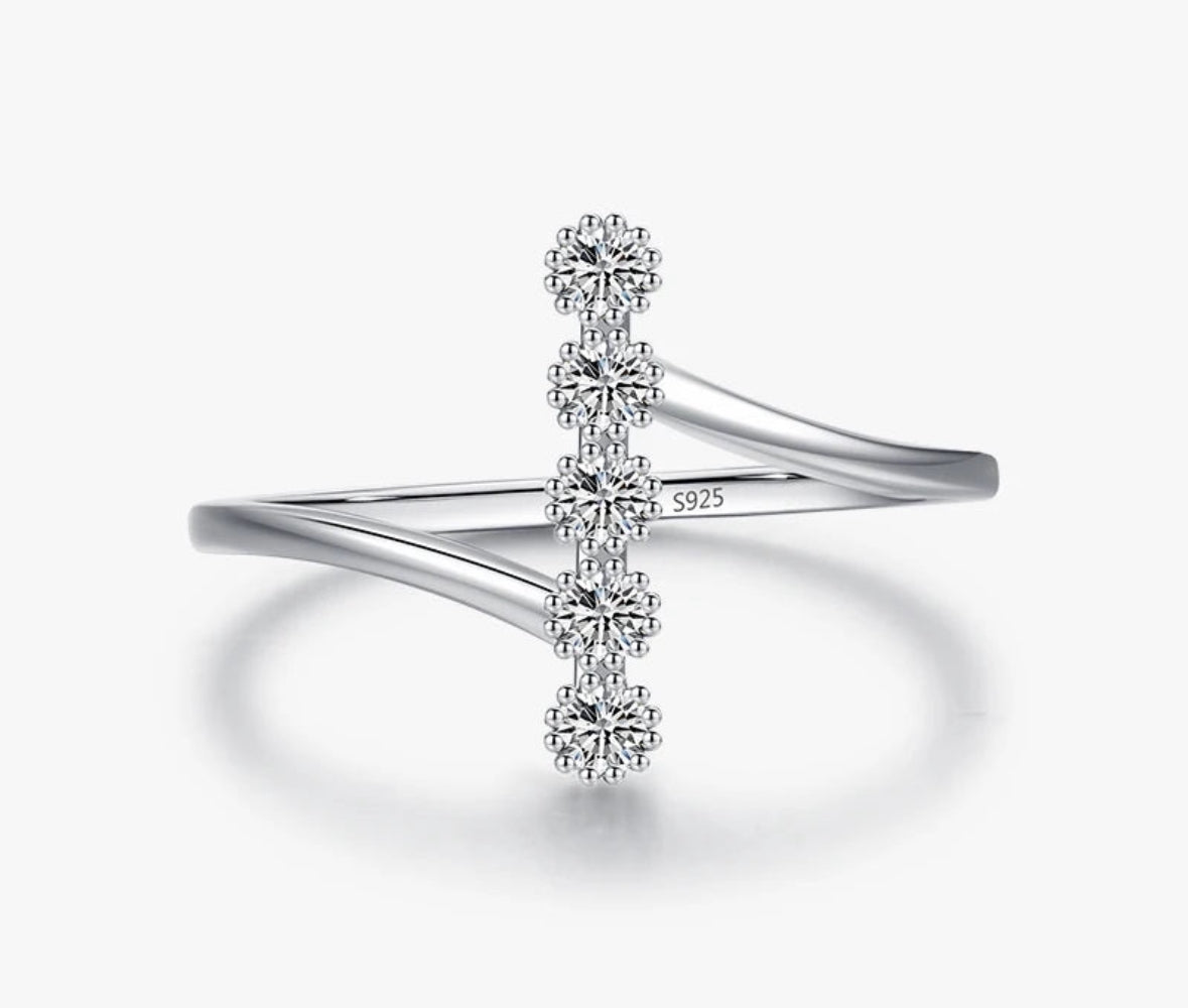 Sterling Silver Delicate Finger Rings For Women Fine Jewelry