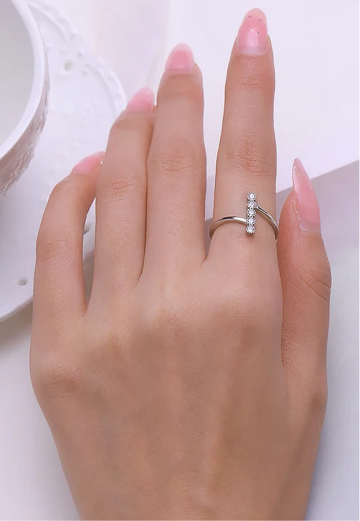 Sterling Silver Delicate Finger Rings For Women Fine Jewelry