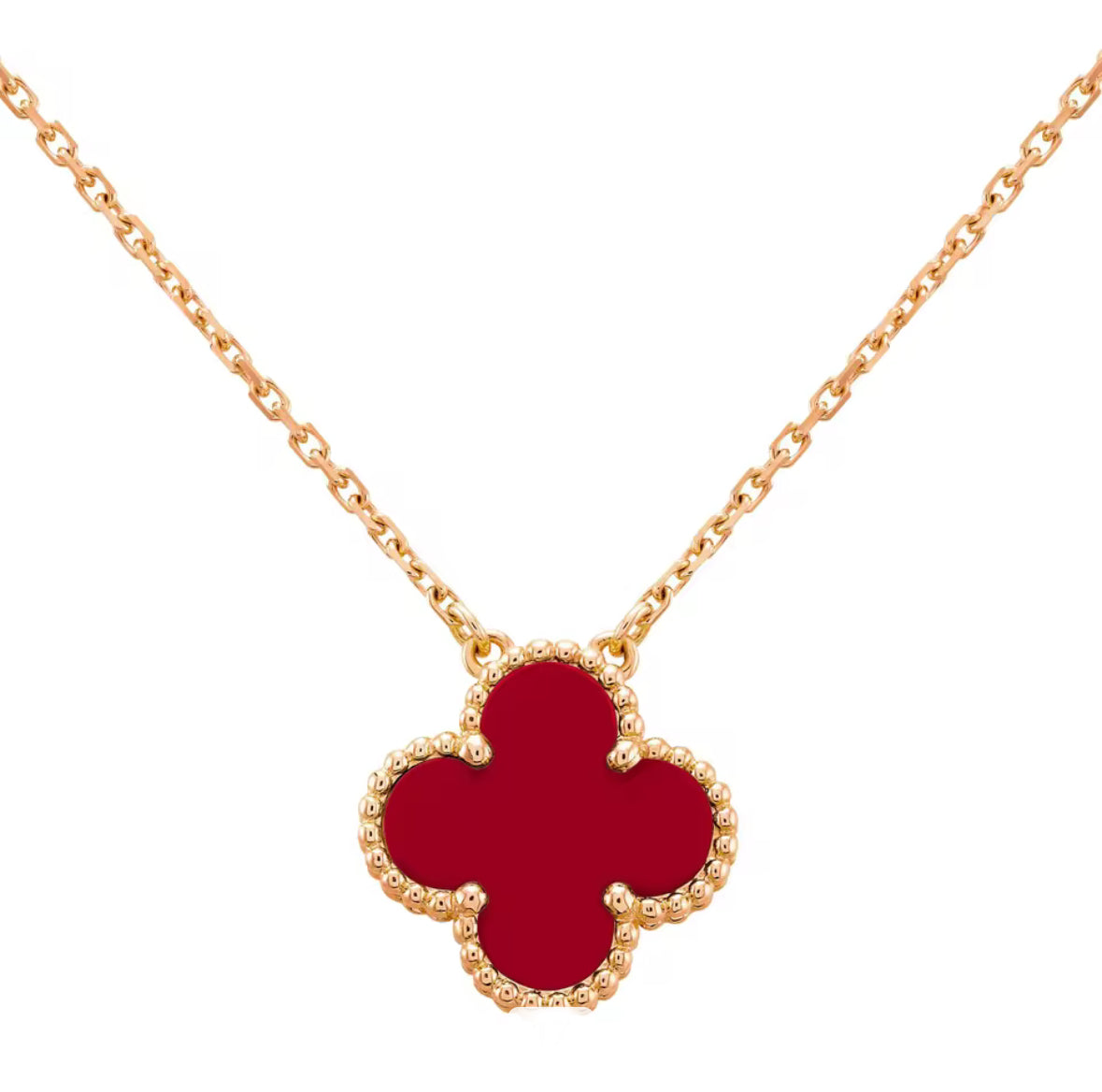 4 Leaf Clover Pendant Necklace In Silver