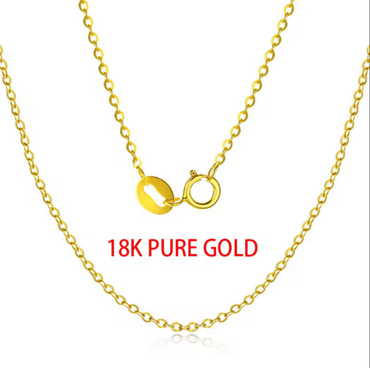 18K Gold Chains Different Sizes Available