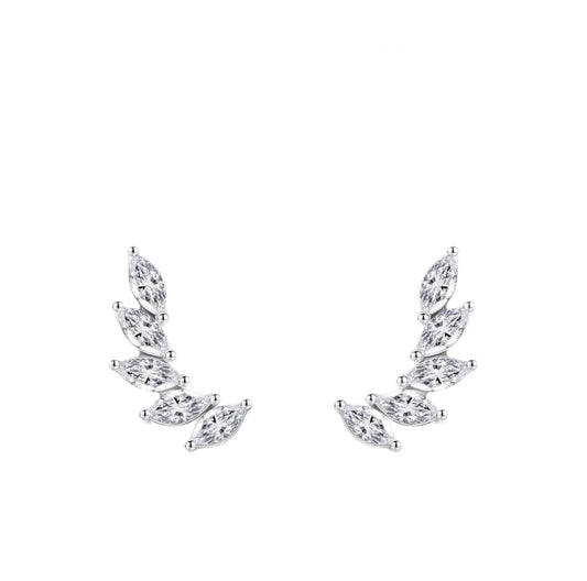 Sterling Silver Zirconia Beautiful Earrings