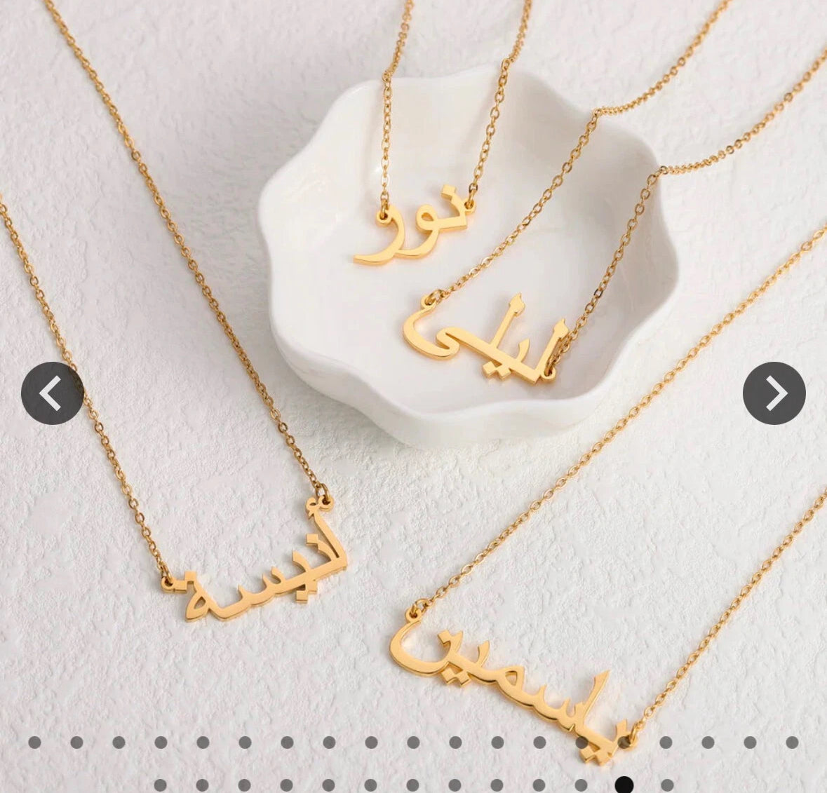 Customise Your Name in Gold Pendant Necklace