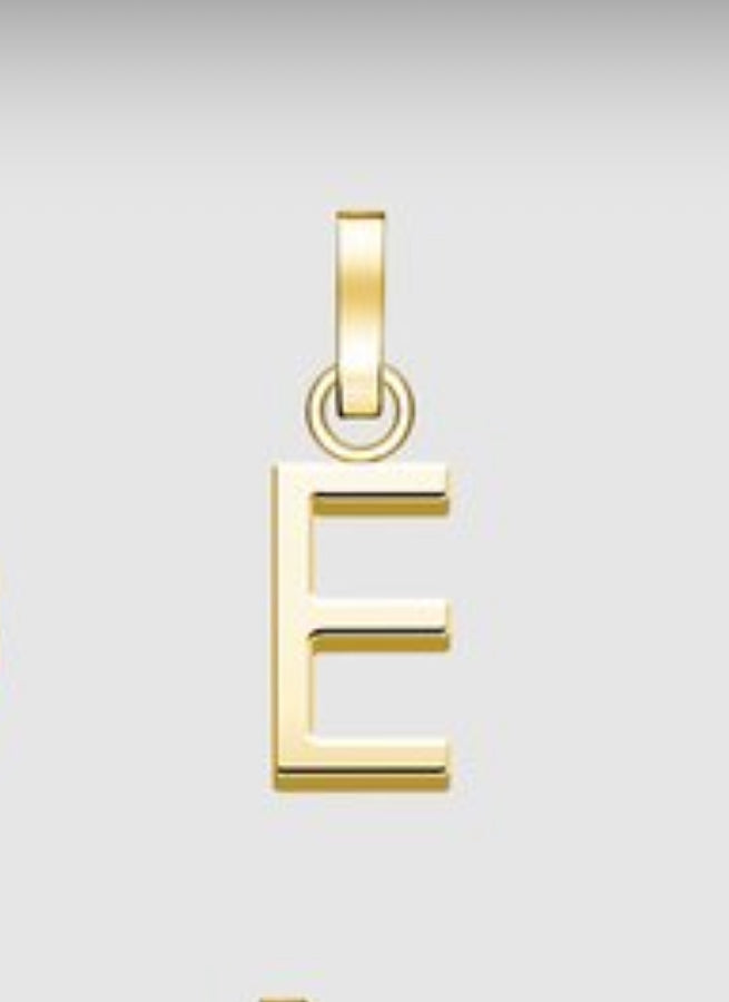 Initial A to Z letters In 10K 14K 18K Solid Gold