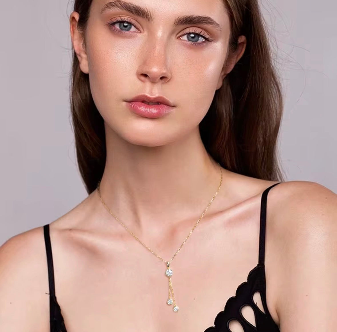Sterling Silver Moissanite Necklace