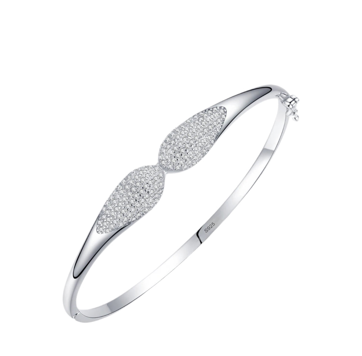 Sterling Silver Sparkling Zirconia Bracelets & Bangle For Women