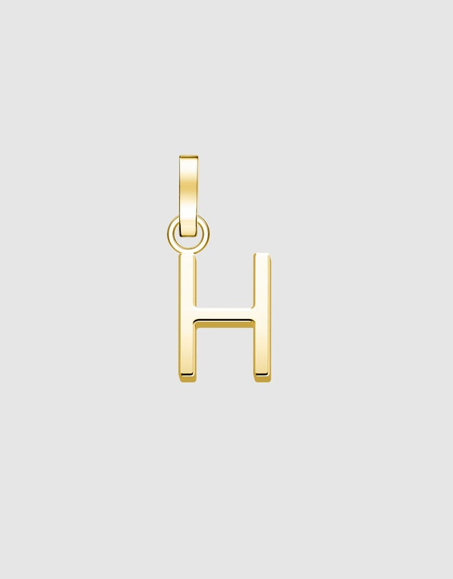 Initial A to Z letters In 10K 14K 18K Solid Gold