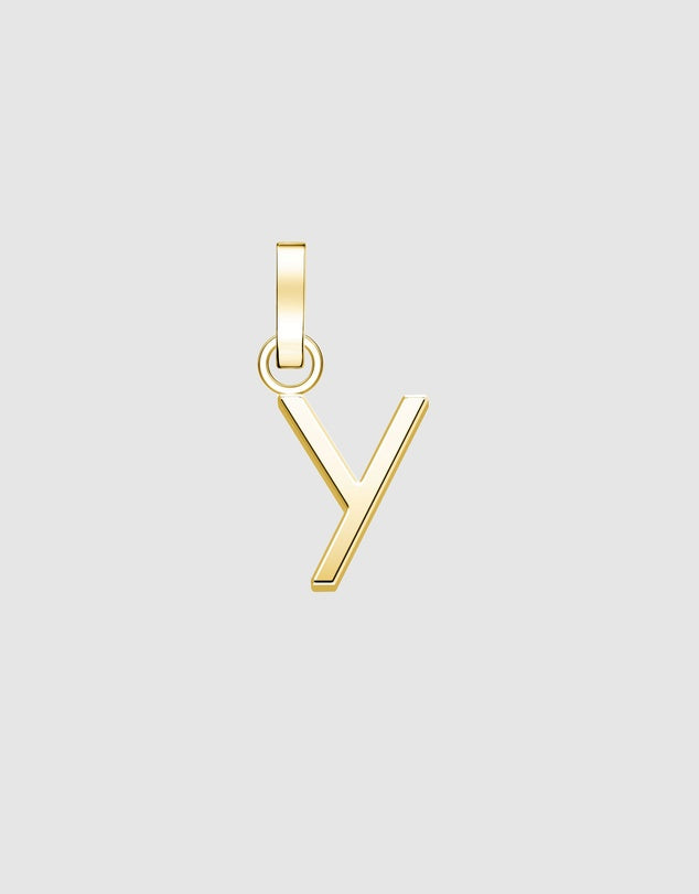 Initial A to Z letters In 10K 14K 18K Solid Gold