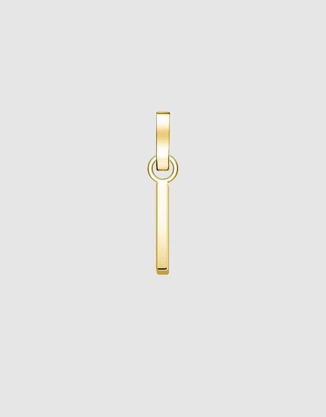 Initial A to Z letters In 10K 14K 18K Solid Gold