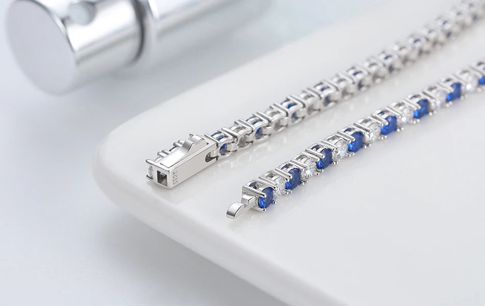 MultiColor Cubic Zirconia Tennis Bracelet