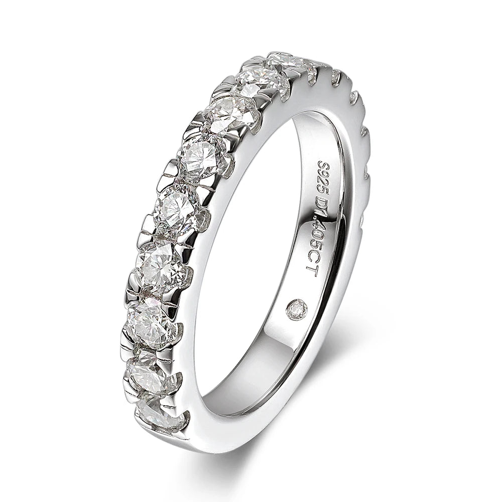 Moissanite D Color VVS1 1.4ct Bridel Set Sterling Silver Rings For Women