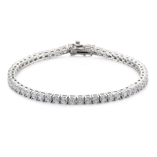 Moissanite D Color Tennis Bracelet Sterling Silver