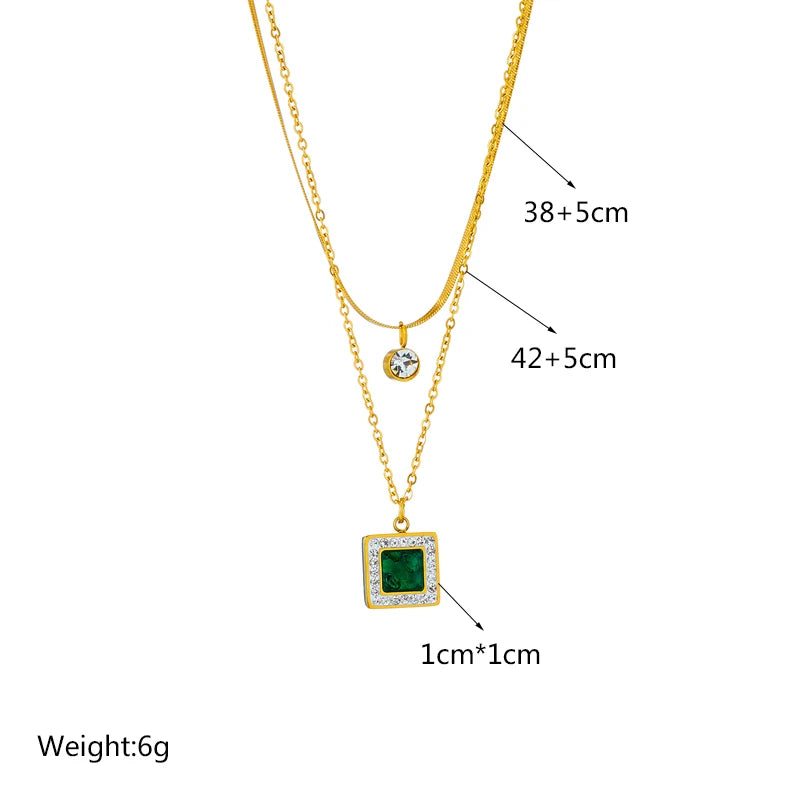 Stainless Steel Pearl Heart Butterfly Cross Pendant Necklace For Women Fashion Girls Clavicle Chain Jewelry Gifts