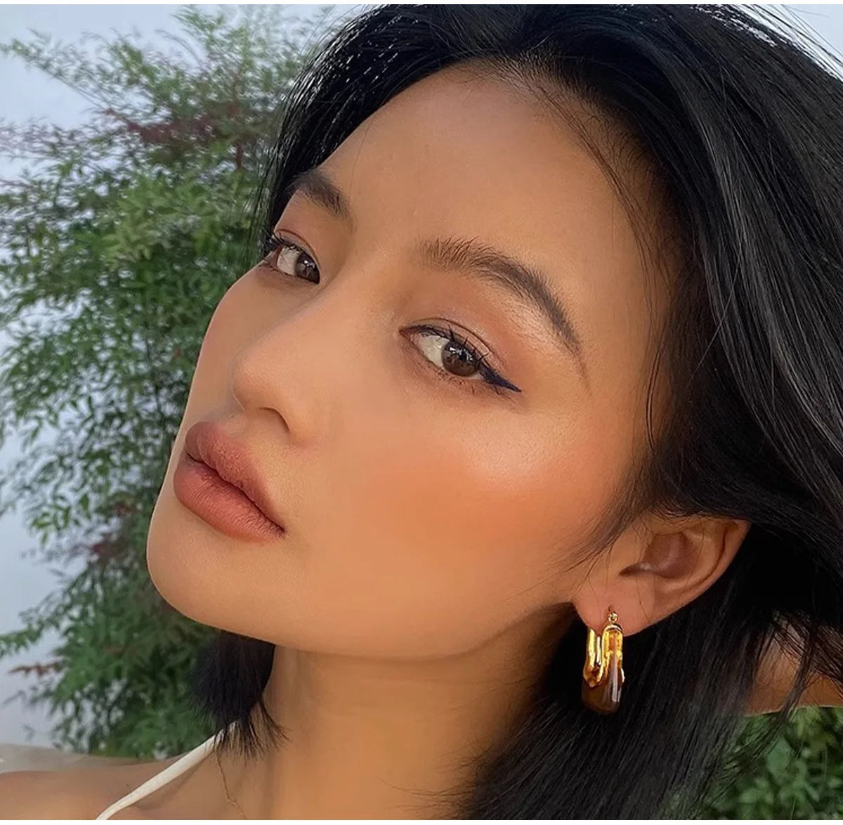 Multi-Color Hoop Earrings