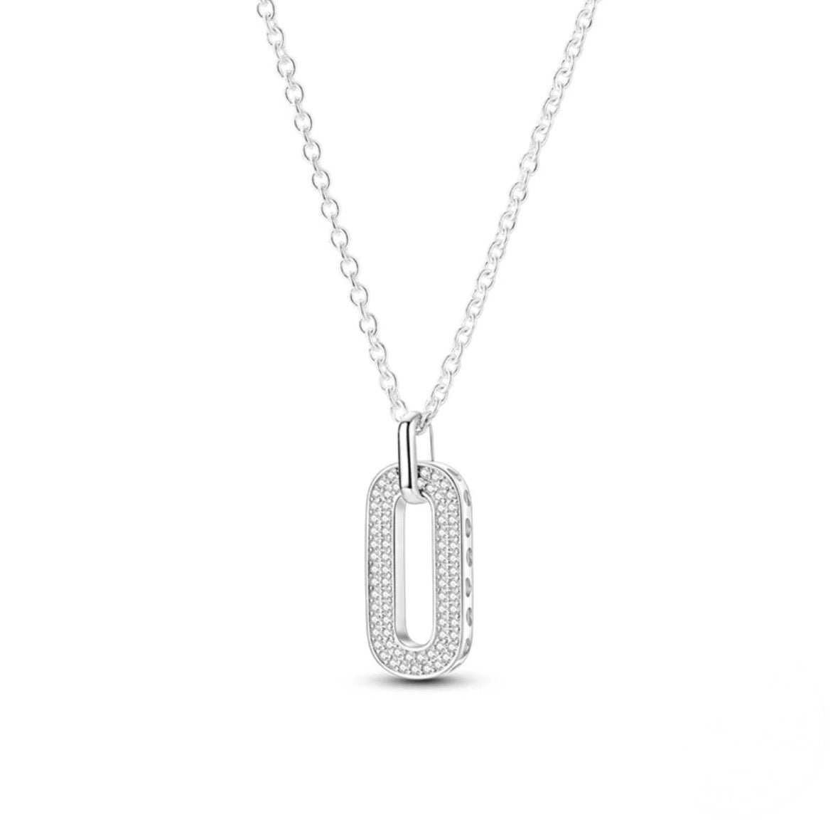 Sterling Silver Charm Necklace With Chain