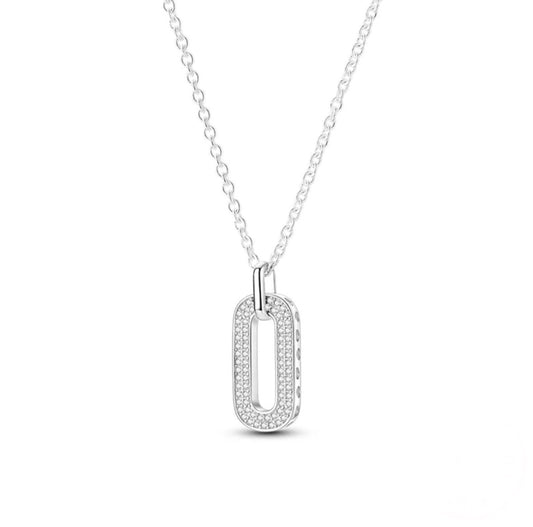 Sterling Silver Charm Necklace With Chain