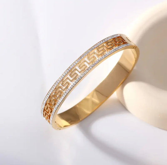 Stainless Steel Cuff Bracelet Bangle Jewelry