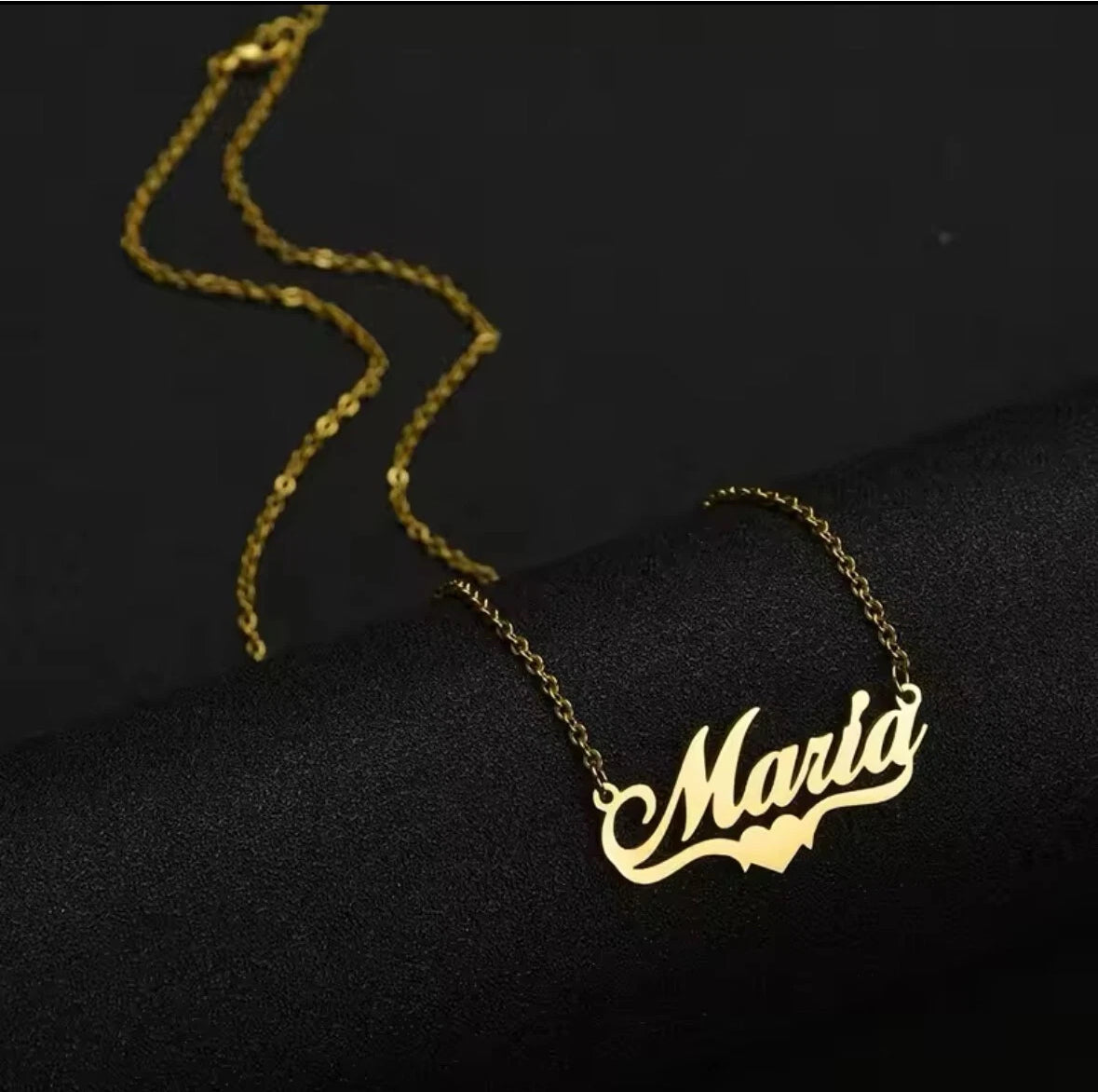 Customise Your Name in Gold Pendant Necklace