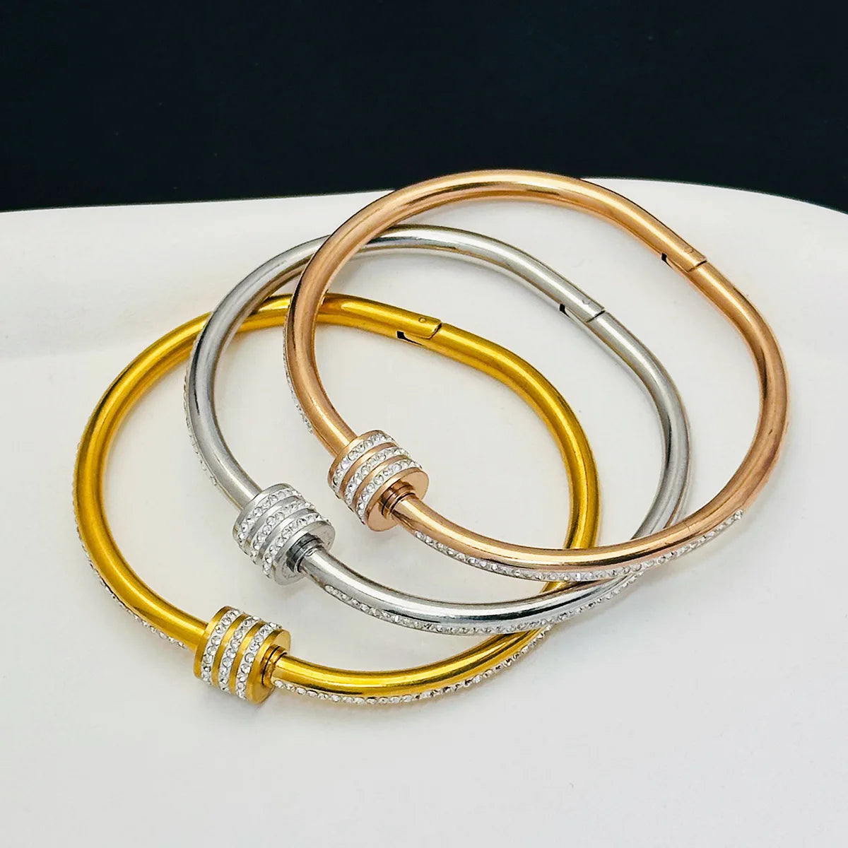 Stainless Steel Cuff Bracelet Bangle Jewelry