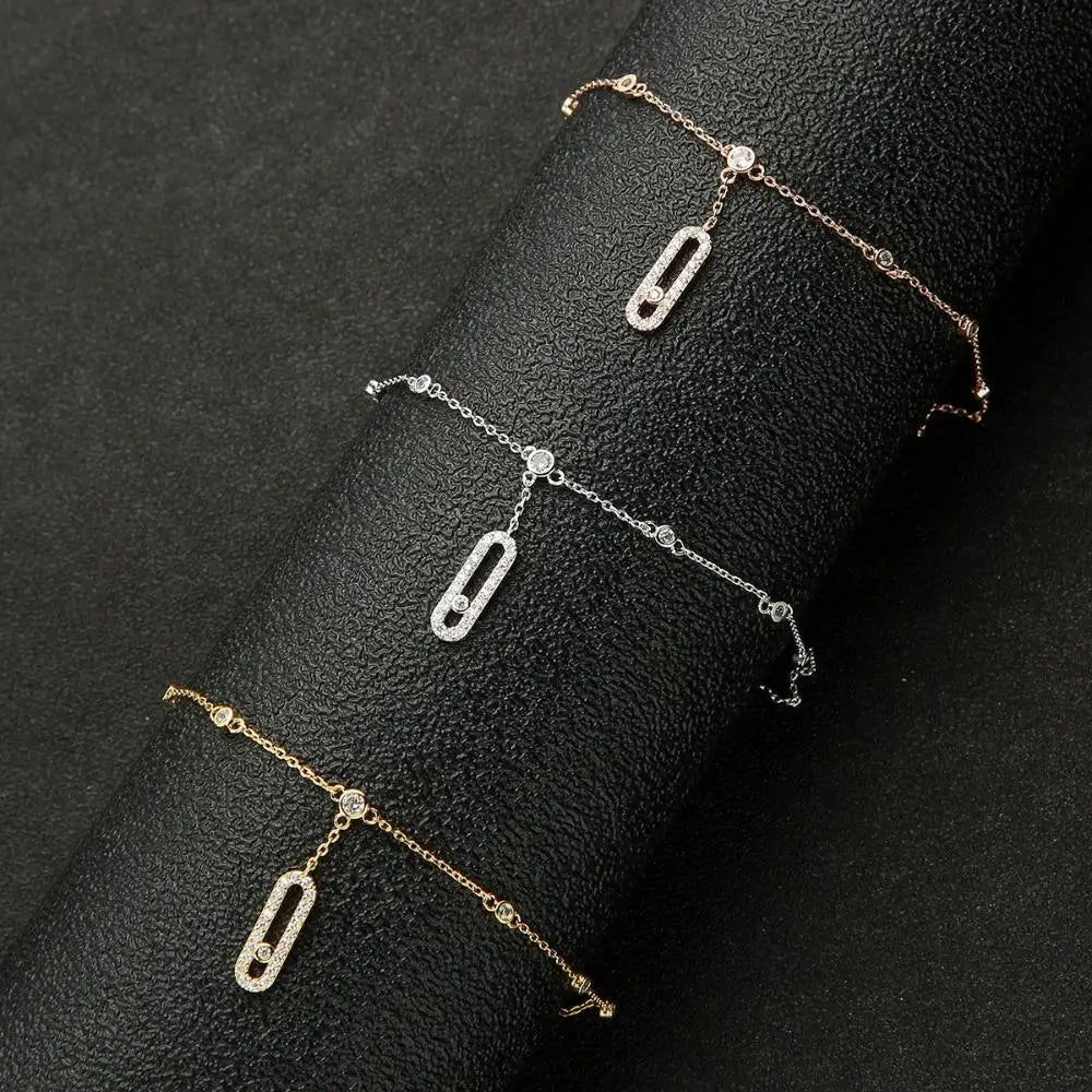 Cubic Zirconia Anklets For Women